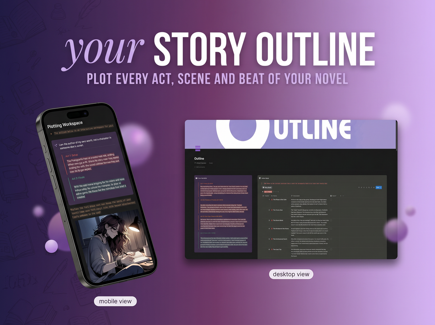 Notion Novel Writing Template